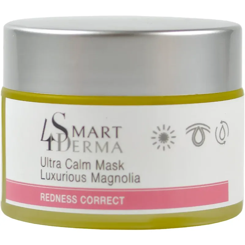 Заспокійлива протикуперозна маска для чутливої шкіри Smart4Derma Ultra Calm Mask Luxurious Magnolia