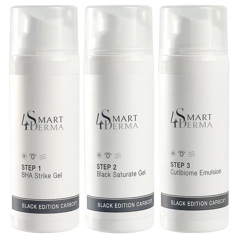 Карбокситерапія для жирної та проблемної шкіри Smart4Derma Black Edition Carboxy