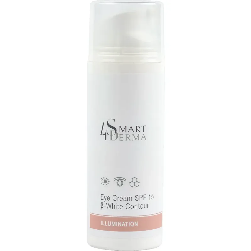 Освітлювальний крем SPF 15 від пігментації навколо очей Smart4Derma Eye Cream B-White Contour