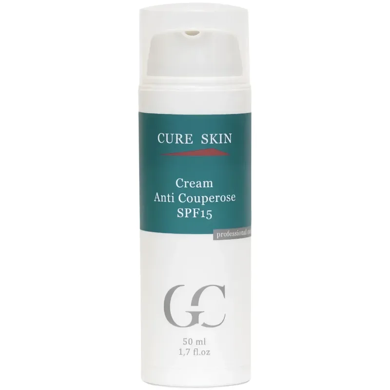 Антикуперозний заспокійливий крем SPF 15 для чутливої шкіри Cure Skin Cream Anti Couperose