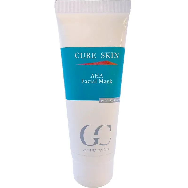 Очищувальна кератолітична маска з AHA для всіх типів шкіри Cure Skin AHA Facial Mask