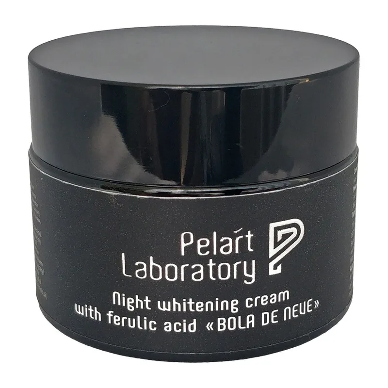 Нічний відбілювальний крем «BOLA DE NEVE» з феруловою кислотою Pelart Laboratory Night Whitening Cream With Ferulic Acid