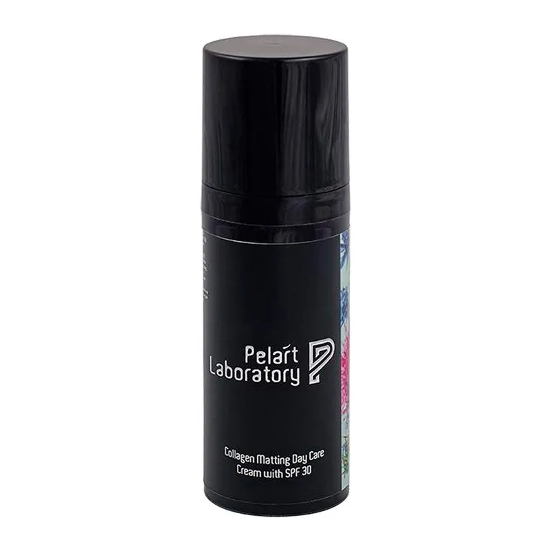 Денний матуючий крем з колагеном SPF 30 «без тону» Pelart Laboratory Collagen Matting Day Care Cream