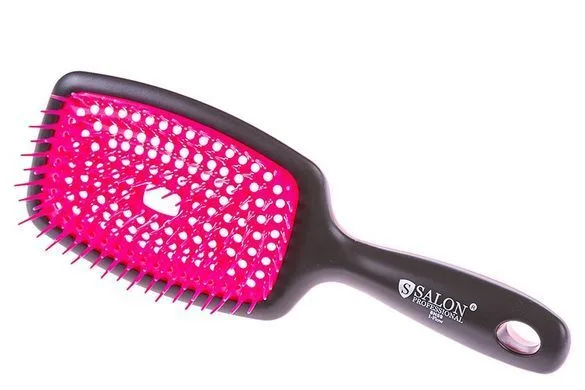 8H59 Щітка масажна для волосся продувна (прямокутна) Salon Professional