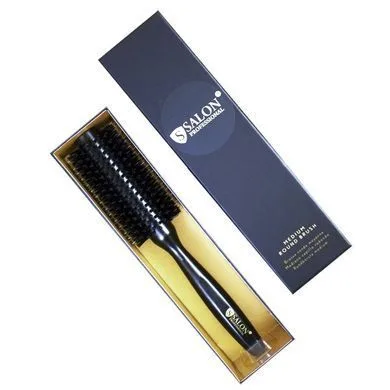 Брашинг для волосся дерев'яний з комбінованою щетиною Salon Professional