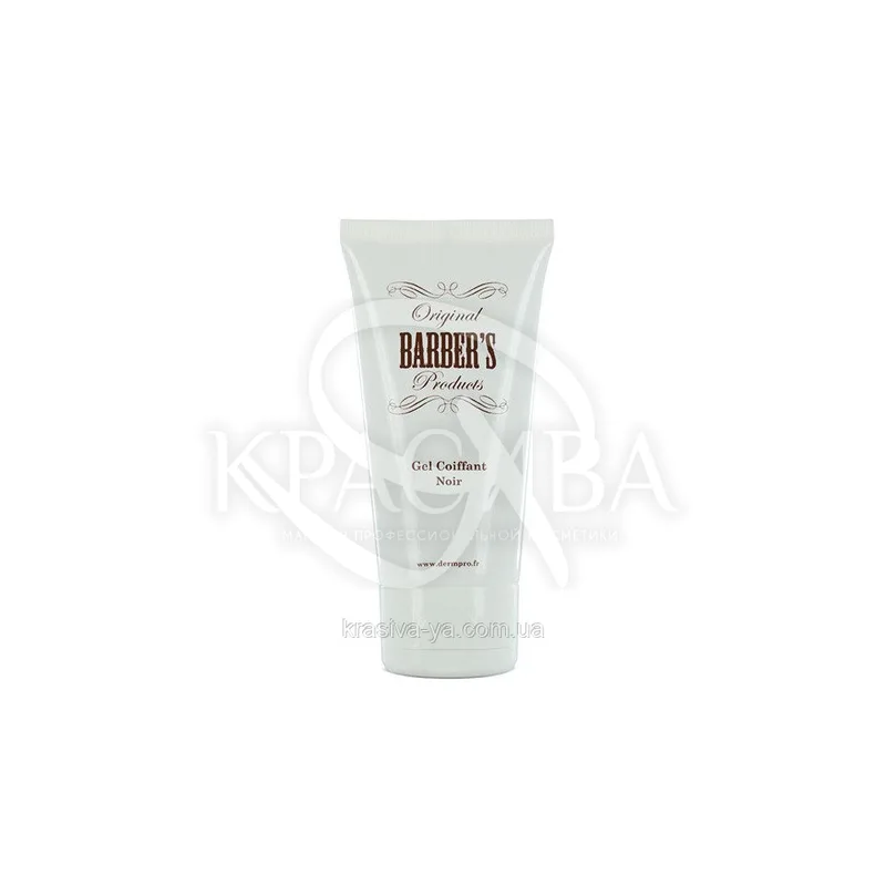 Original Barber's Gel Coiffant Noir - Гель для укладання волосся-чорний, 50 мл