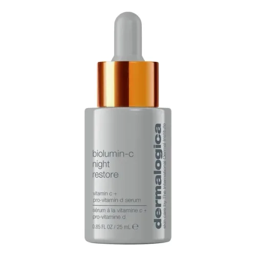 Нічна відновлююча сироватка з вітаміном C DERMALOGICA Biolumin-C Night Restore — обʼєм 25 мл