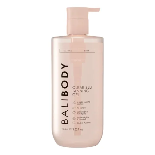 Прозорий гель автозасмага для тіла BALI BODY Clear Self Tanning Gel — обʼєм 400 мл