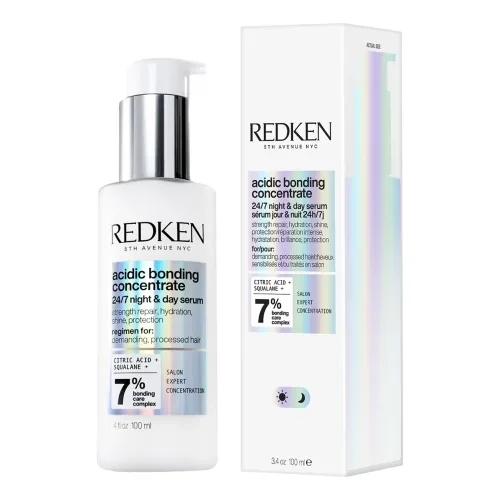 Сироватка для захисту та відновлення волосся вдень і вночі REDKEN Acidic Bonding Concentrate Night & Day Serum — обʼєм 100 мл