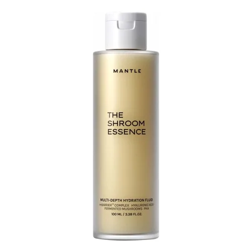 Есенція-флюїд для багаторівневого зволоження шкіри MANTLE The Shroom Essence – Multi-Depth Hydration Fluid — обʼєм 100 мл
