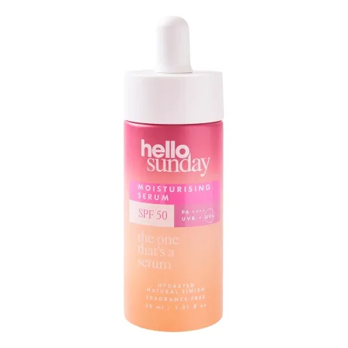 Зволожувальна сироватка SPF 50 з вітаміном C HELLO SUNDAY The One That's a Serum SPF 50 Hydrating and Brightening Vitamin C Serum — обʼєм 30 мл