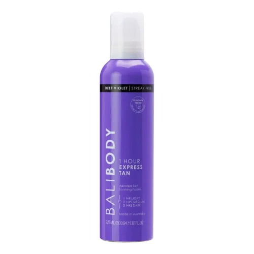 Експрес-автозасмага для тіла BALI BODY Express Self Tan Deep Violet — обʼєм 225 мл
