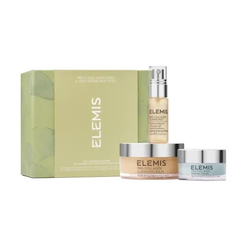 Набір для гладкості та сяйва шкіри ELEMIS Pro-Collagen Prep & Replenish Routine