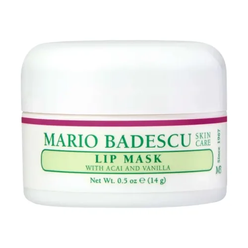 Нічна маска для губ з ароматом асаї та ванілі MARIO BADESCU Lip Mask — відтінок Acai and Vanilla 14 г