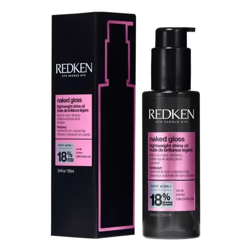 Легка олійка для сяйва волосся REDKEN Naked Gloss Lightweight Shine Oil — обʼєм 100 мл