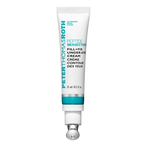 Антивіковий зволожувальний крем для шкіри навколо очей PETER THOMAS ROTH Peptide Skinjection™ Fill + Fix Under-Eye Cream — обʼєм 15 мл