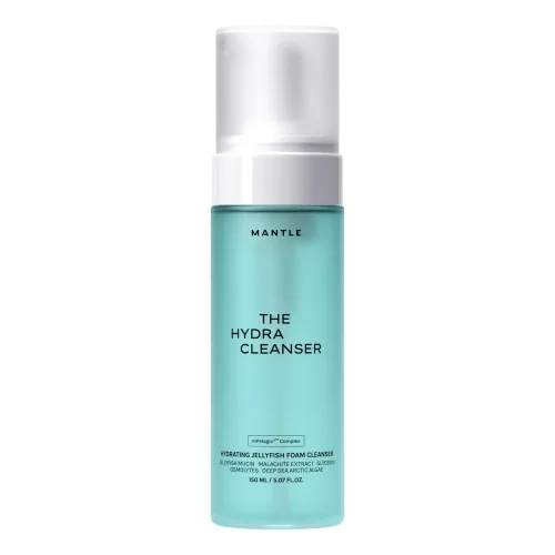 Зволожувальна пінка для очищення з муцином медузи MANTLE The Hydra Cleanser – Hydrating Jellyfish Foam Cleanser — обʼєм 150 мл