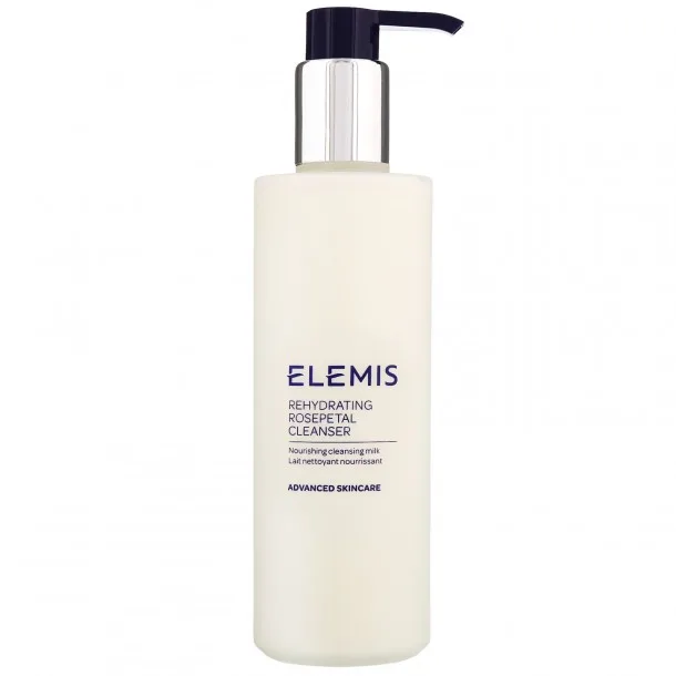 Молочко для Зняття Макіяжу Elemis Rehydrating Rosepetal Cleanser (200 мл)