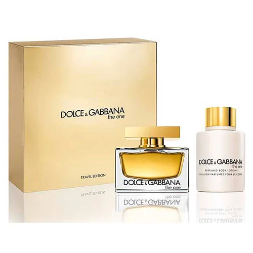 Жіночий подарунковий набір Dolce & Gabbana The One for Women парфумована вода 75ml + лосьйон для тіла 100ml