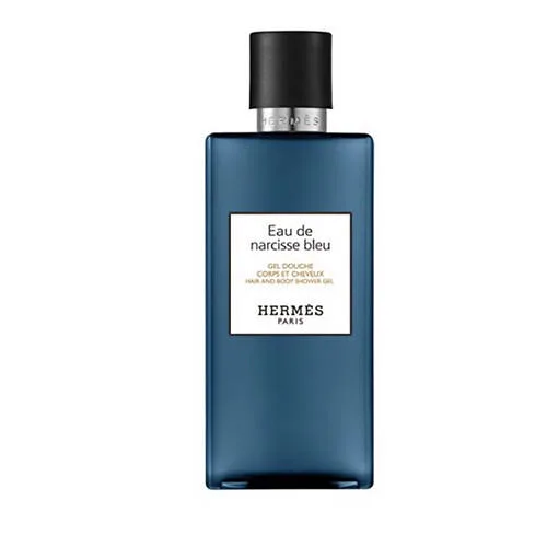 Парфумований гель для душу Hermes Eau de Narcisse Bleu 200ml, квітковий деревний унісекс аромат