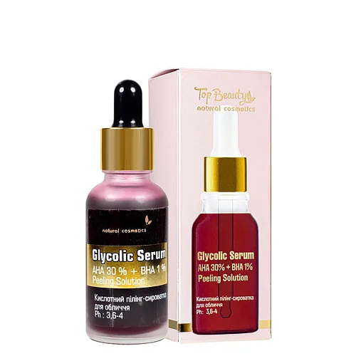 Кислотний пілінг-сироватка для обличчя Top Beauty кривавий пілінг 30 мл