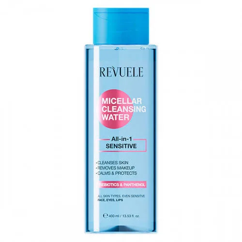 Міцелярна вода All-in-1 для чутливої шкіри Revuele Micellar Cleansing Water, 400 мл
