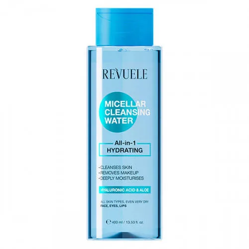 Мицеллярна вода All-in-1 зволожуюча Revuele Micellar Cleansing Water, 400 мл