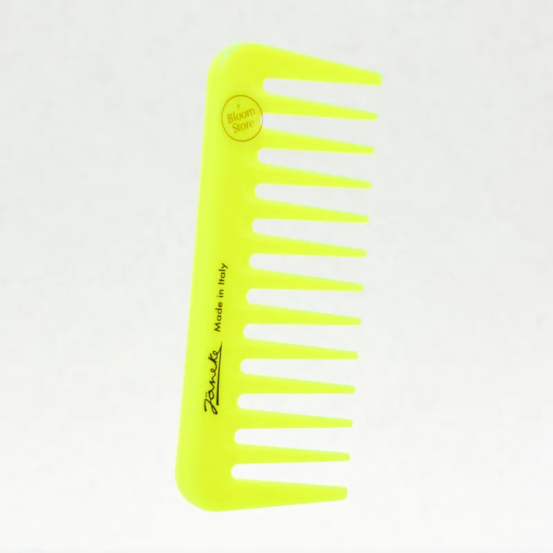 Janeke Yellow Comb Small Size Гребінець жовтий неон