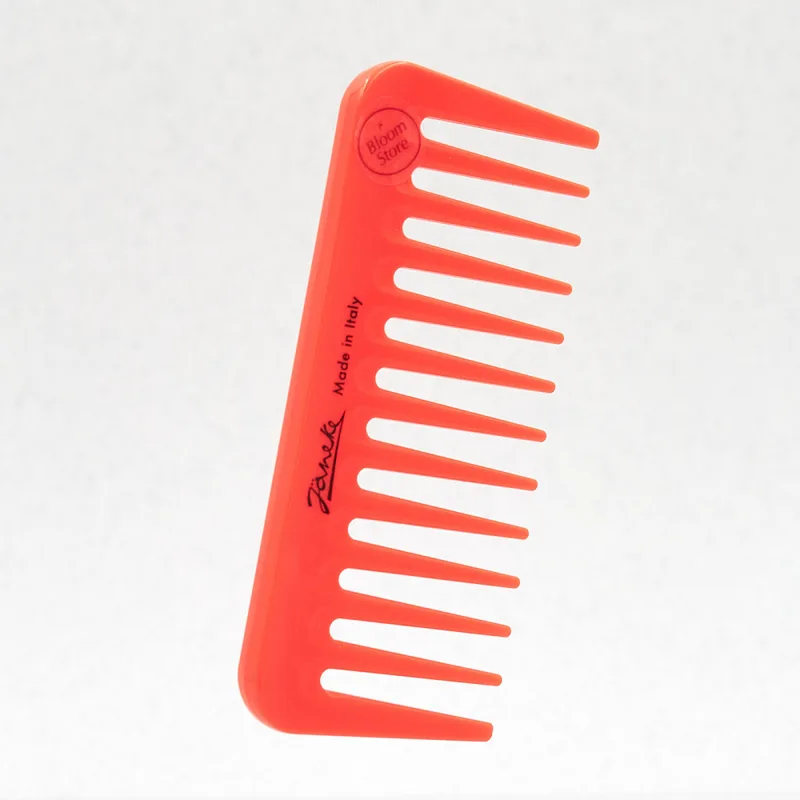 Janeke Orange Comb Small Size Гребінець для волосся яскраво-жовтогарячий