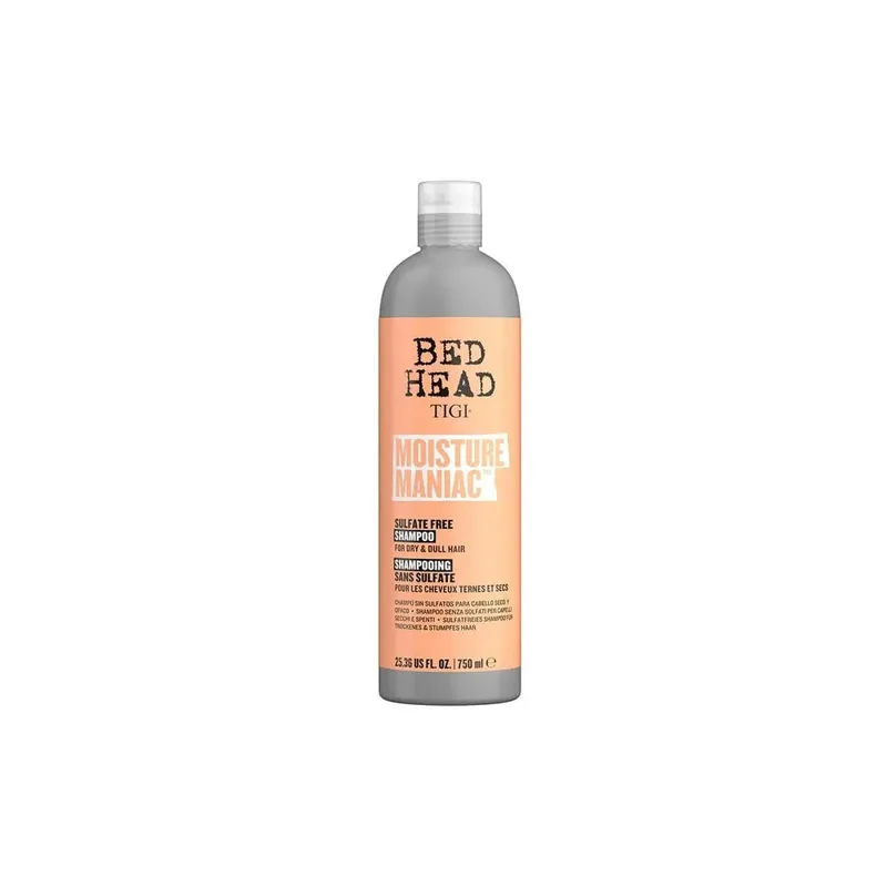 Tigi Bed Head Moisture Maniac Shampoo Безсульфатний шампунь для сухого волосся 750 мл.