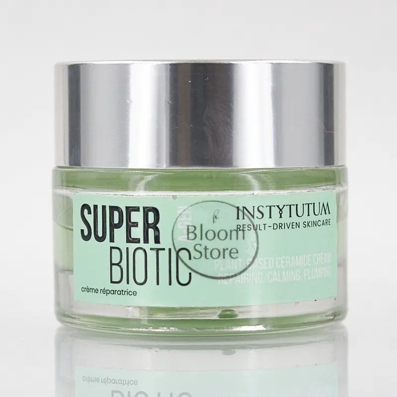 Instytutum Superbiotic Plant-Based Ceramide Cream Відновлюючий крем з керамідами й комплексом пре-та пробіотиків 50 мл.