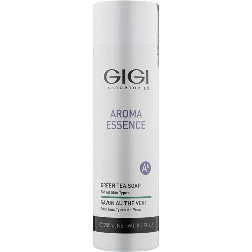 GIGI Aroma Essence Green Tea Soap Рідке мило з зеленим чаєм для всіх типів шкіри для антиоксидантного очищення, тонізації та додання обличчю здорового сяйва, 250 мл