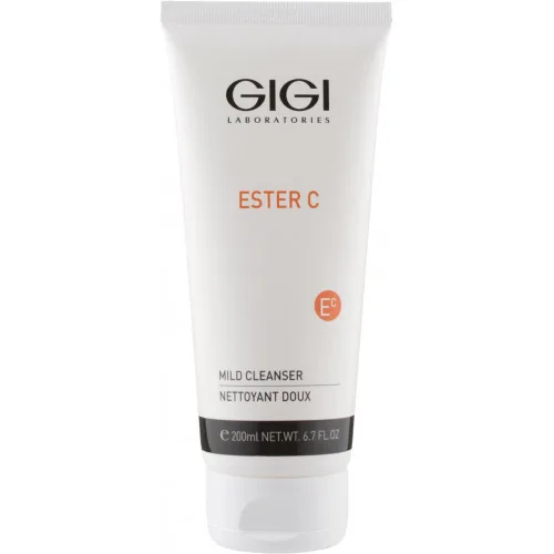 GIGI Ester C Mild Cleanser Ніжний очищувальний гель з мигдальною кислотою для дбайливого оновлення, освітлення та ідеального балансу шкіри, 200 мл