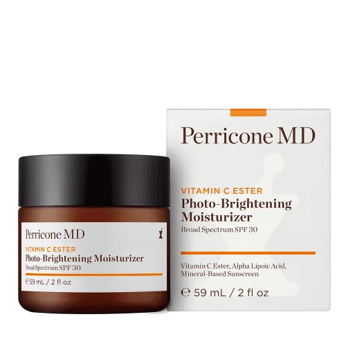 Зволожуючий щит для шкіри з мінеральним SPF 30 - Perricone MD Vitamin C Ester Photo - Brightening Moiturizer Broad Spectrum SPF 30 50ml
