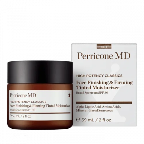 Зволожуючий крем для обличчя з тонуючим ефектом і SPF 30 - Perricone MD High Potency Classics Face Finishing &amp; Firming Tinted Moisturizer