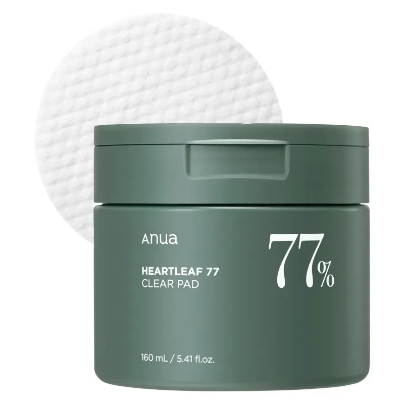 Тонер-пади для обличчя ANUA Heartleaf 77% Toner Clear Pad 160ml, 70шт