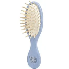 Little oval purse brush light blue