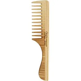 Wide teeth comb with handle