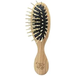 Small oval purse brush