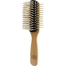 Big disassembled brush with long wooden pins