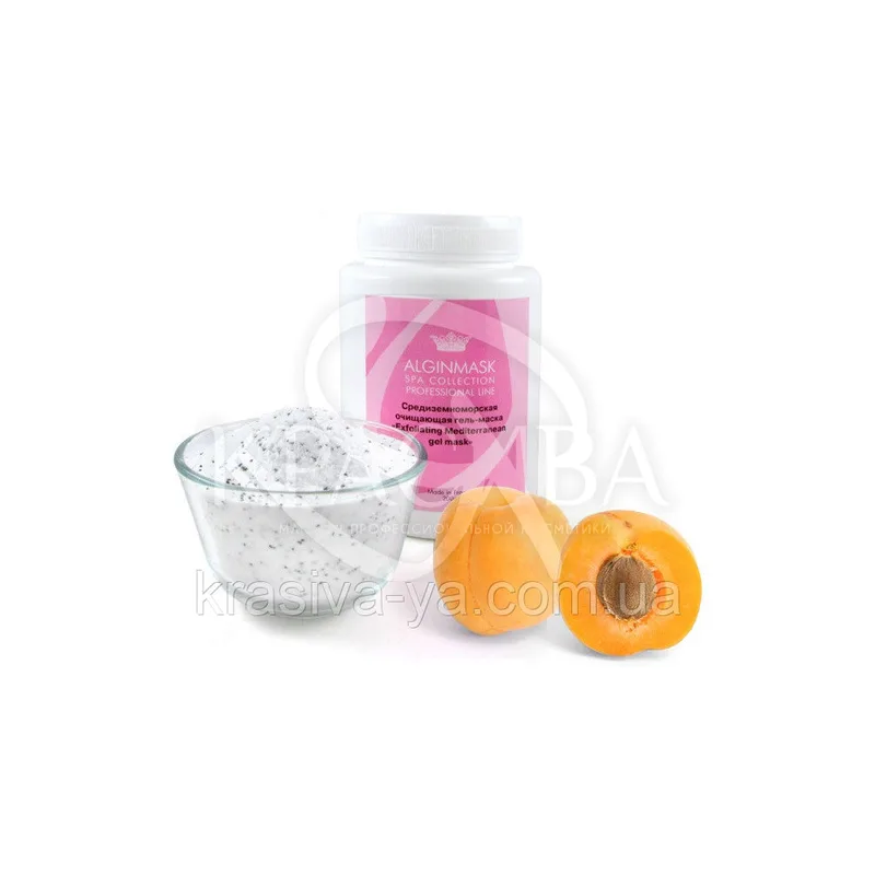 Середземноморська пінний гель-маска - "Exfoliating Mediterranean gel mask Apricot kernel oil", 200 м
