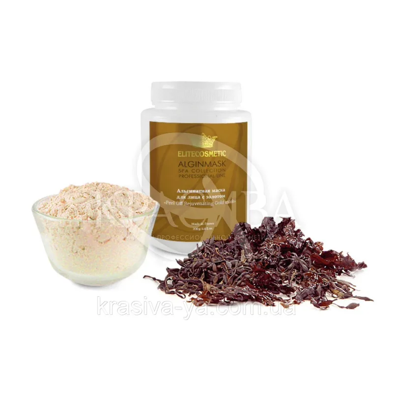 Альгінатна маска для обличчя з Золотом - "PO Rejuvenating Gold mask", 150 г