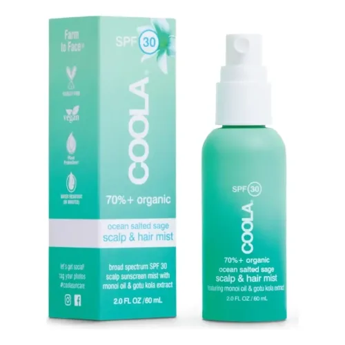Сонцезахисний спрей для шкіри голови та волосся SPF 30 COOLA Scalp & Hair Mist Organic Sunscreen SPF 30 — обʼєм 60 мл