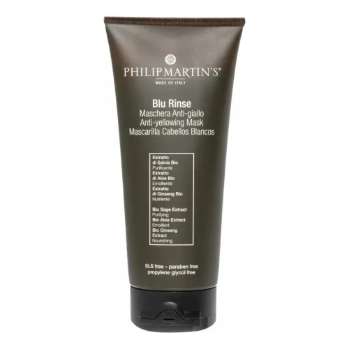 Кондиціонер для світлого волосся проти жовтизни PHILIP MARTIN`S Blue Rinse Anti Yellowing — обʼєм 200 мл