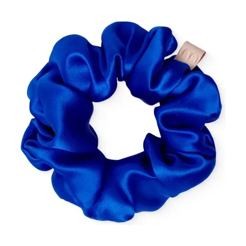 Об'ємна шовкова резинка MON MOU Silk Large Scrunchie — відтінок Dark