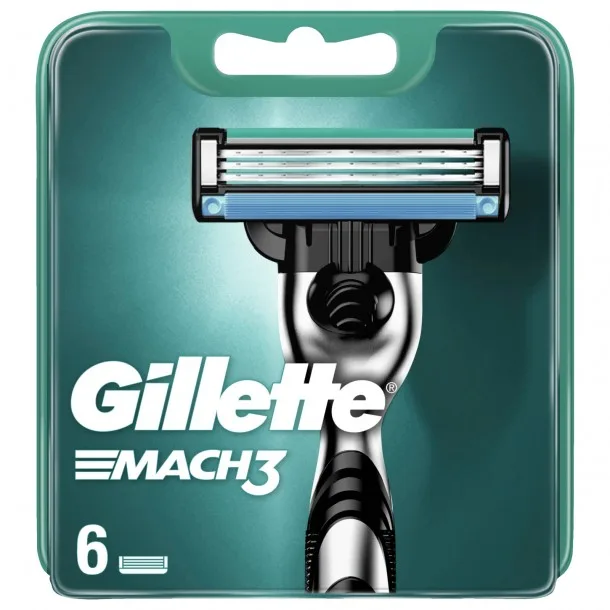 Касети для Бритви Gillette Mach3 (6 шт)