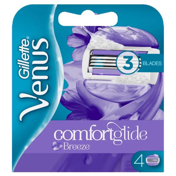 Змінні Касети для Гоління Венус Комфорт Глейд Бриз - Gillette Venus Comfortglide Breeze Econom Package 4 cassettes