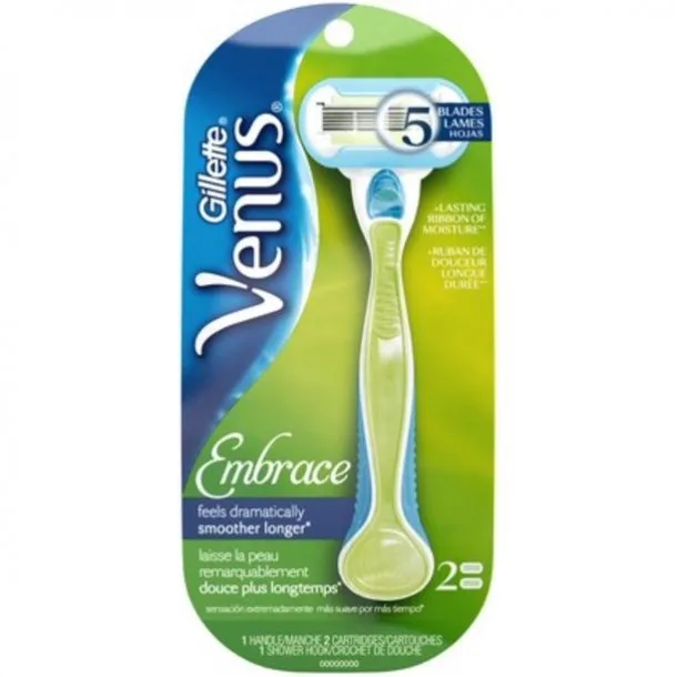 Бритва Жіноча Gillette Venus Embrase (2 змінних картриджа)