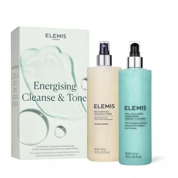 Набір для Догляду за Обличчям Elemis Energising Cleanse & Tone (2 SKU)