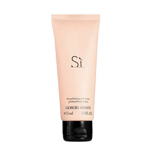 Жіночий парфумований лосьйон для тіла Giorgio Armani Si body lotion 75ml, ніжний ванільний фруктовий аромат
